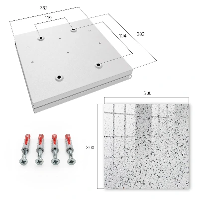 Terrazzo style Key box for wall