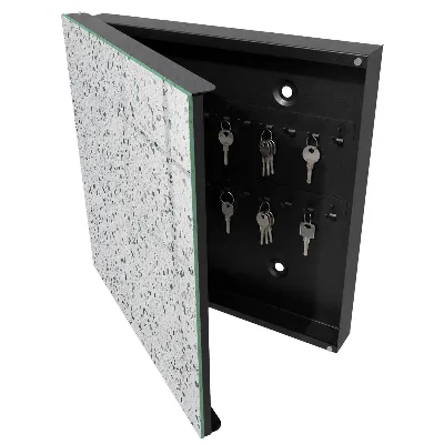 Terrazzo style Key box for wall