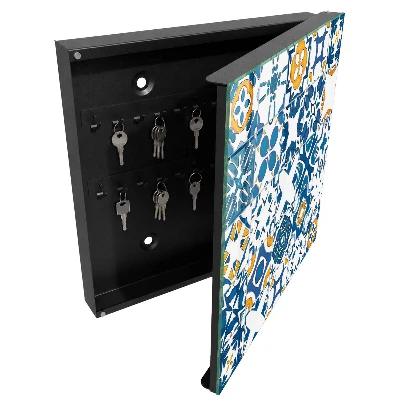Geometric patterns Wall mounted key box