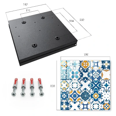 Geometric patterns Wall mounted key box