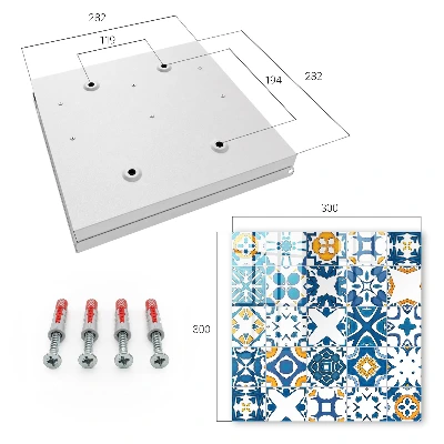 Geometric patterns Wall mounted key box