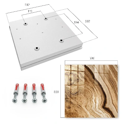 Wood waves Key cabinet