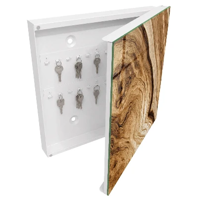 Wood waves Key cabinet