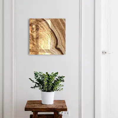 Wood waves Key cabinet