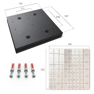 Elegant geometry Key box for wall