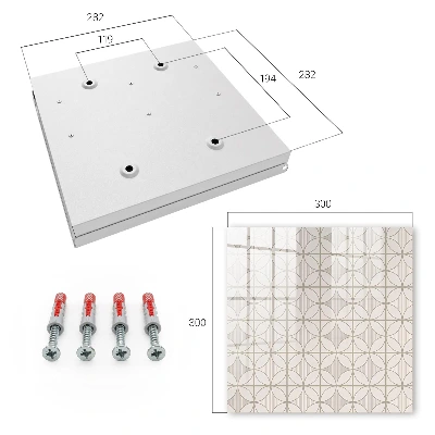 Elegant geometry Key box for wall