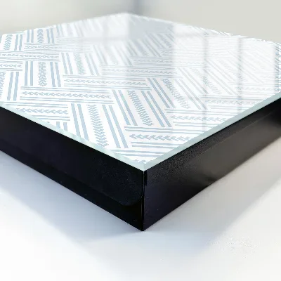 Subtle herringbone Wall mounted key box