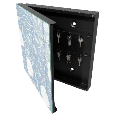 Plant motifs Key cabinet
