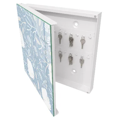 Plant motifs Key cabinet