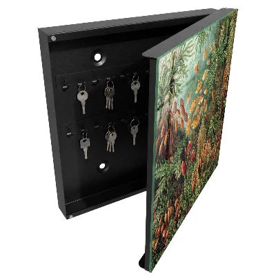 Green leaves Key box for wall