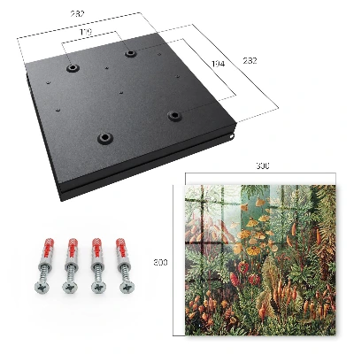 Green leaves Key box for wall