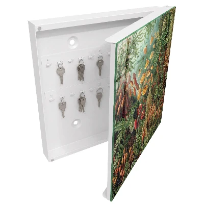 Green leaves Key box for wall