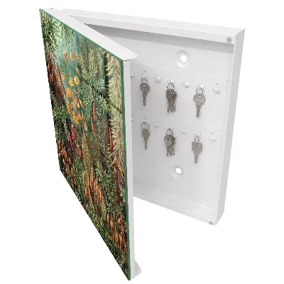Green leaves Key box for wall