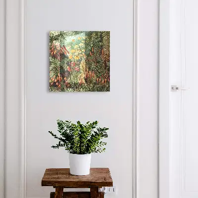 Green leaves Key box for wall