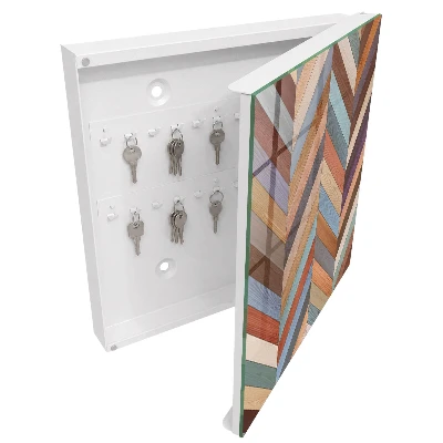 Herringbone style Wall mounted key box