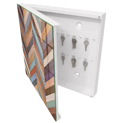Herringbone style Wall mounted key box