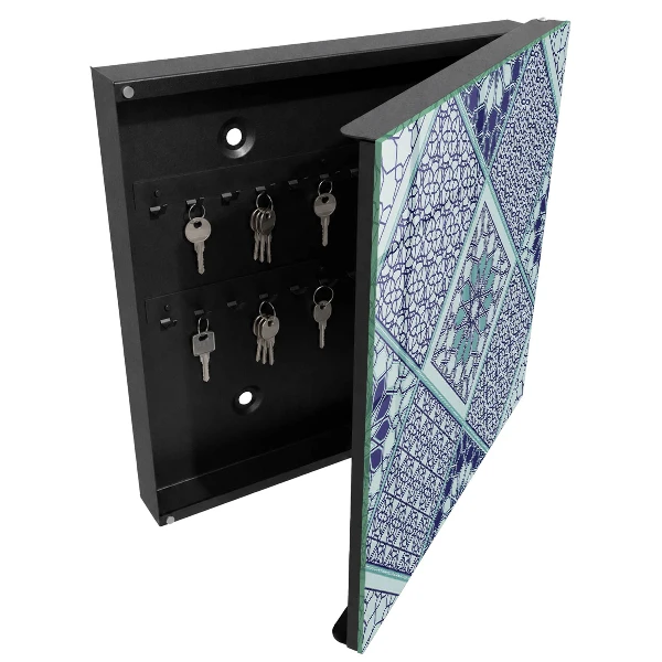 Geometric pattern Key box for wall