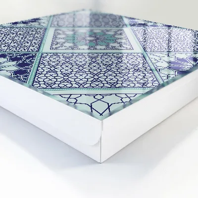 Geometric pattern Key box for wall