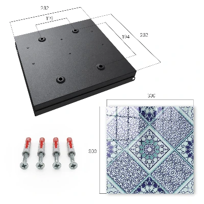Geometric pattern Key box for wall