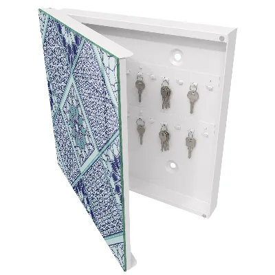 Geometric pattern Key box for wall