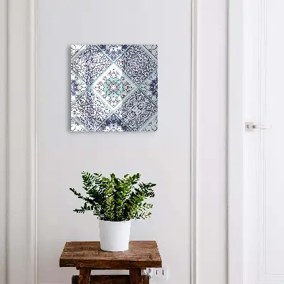 Geometric pattern Key box for wall