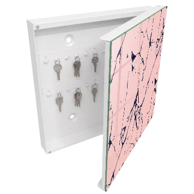 Marble mosaic Wall mounted key box