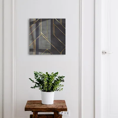 Key cabinet with geometric structure