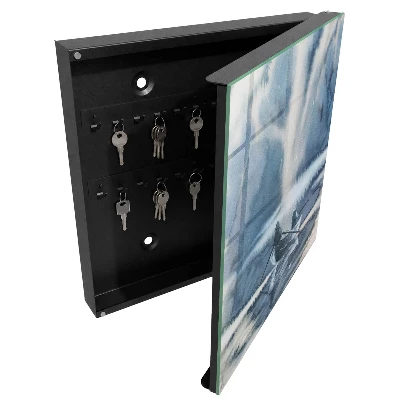 Pressed silence Key box for wall