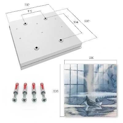 Pressed silence Key box for wall