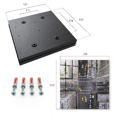 City streets Key box for wall