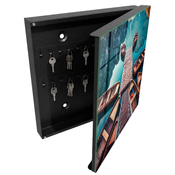 Mountain landscape Wall mounted key box