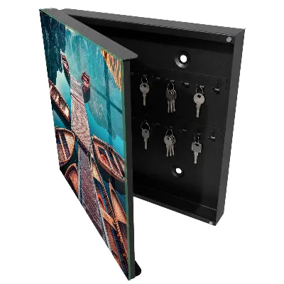 Mountain landscape Wall mounted key box