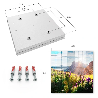 Mountain idyll Key box for wall