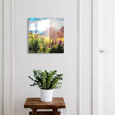 Mountain idyll Key box for wall