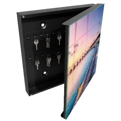 Peaceful sunset Wall mounted key box