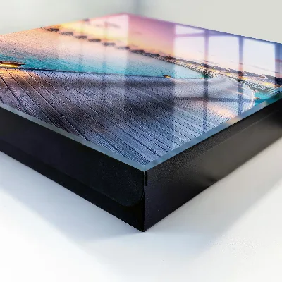 Peaceful sunset Wall mounted key box