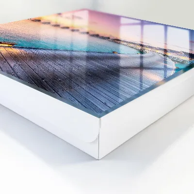 Peaceful sunset Wall mounted key box