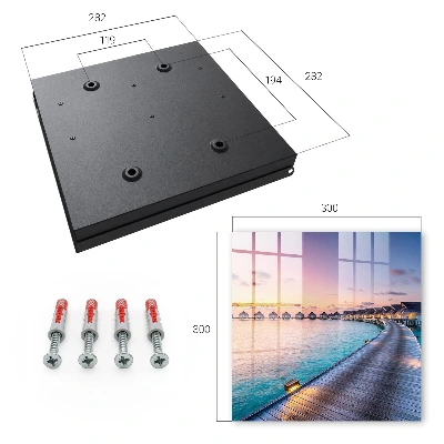 Peaceful sunset Wall mounted key box