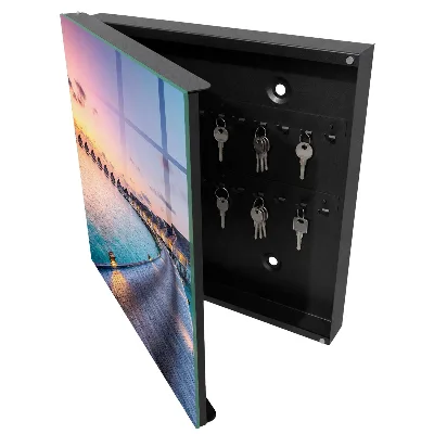 Peaceful sunset Wall mounted key box