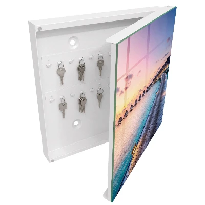 Peaceful sunset Wall mounted key box