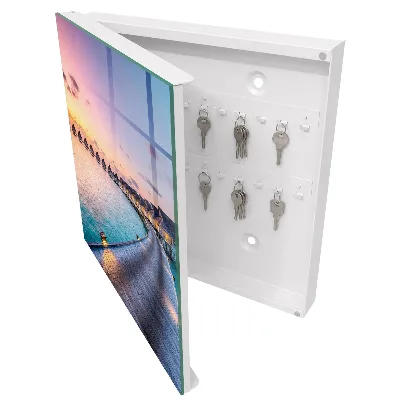 Peaceful sunset Wall mounted key box