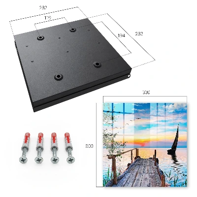 Tranquil landscape Key cabinet