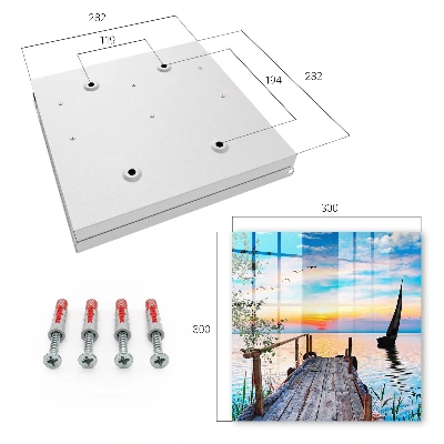 Tranquil landscape Key cabinet
