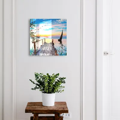 Tranquil landscape Key cabinet