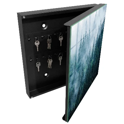 Green forest Key box for wall