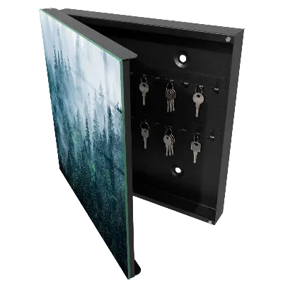 Green forest Key box for wall
