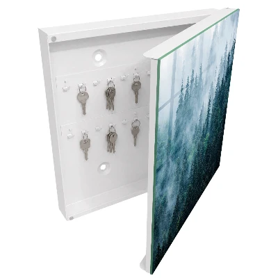 Green forest Key box for wall