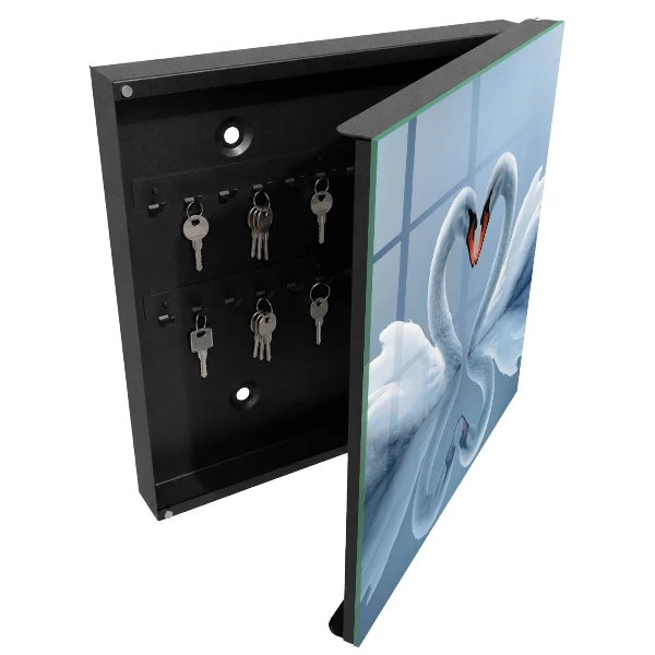 Swan love Wall mounted key box