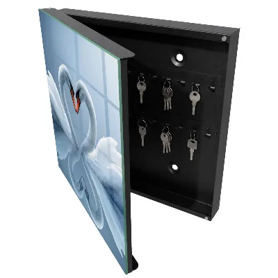 Swan love Wall mounted key box