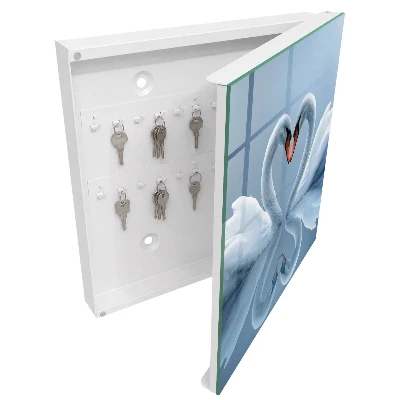 Swan love Wall mounted key box